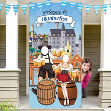Oktoberfest Party Deko Bayerische Fotowand Banner Hintergrund 180