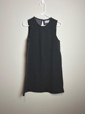 Urban Outfitters Dress Womens Medium Black Polka Dot Shift Sleeveless Mini