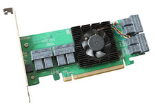 NEW Open Box HighPoint SSD7180 - PCIe 8-Port U.2 NVMe RAID up to 14,000MB/s