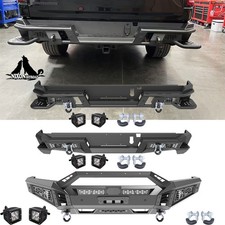 Heavy Duty Rearfront Bumper For 2025 2026 Dodge Ram 1500 Wpod Lights D-rings