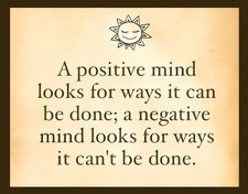 A Positive Mind Looks For Ways It Can Be Done Sun Refrigerator Fridge MAGNET