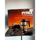 Vintage Pyrex Ware 6 Cup Valu-Perk Percolator 806 Glass Coffee Maker with Box