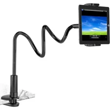 Gooseneck Flexible Arm Tablet Ipad Kindle Holder Stand for Bed with 360° Rotatio