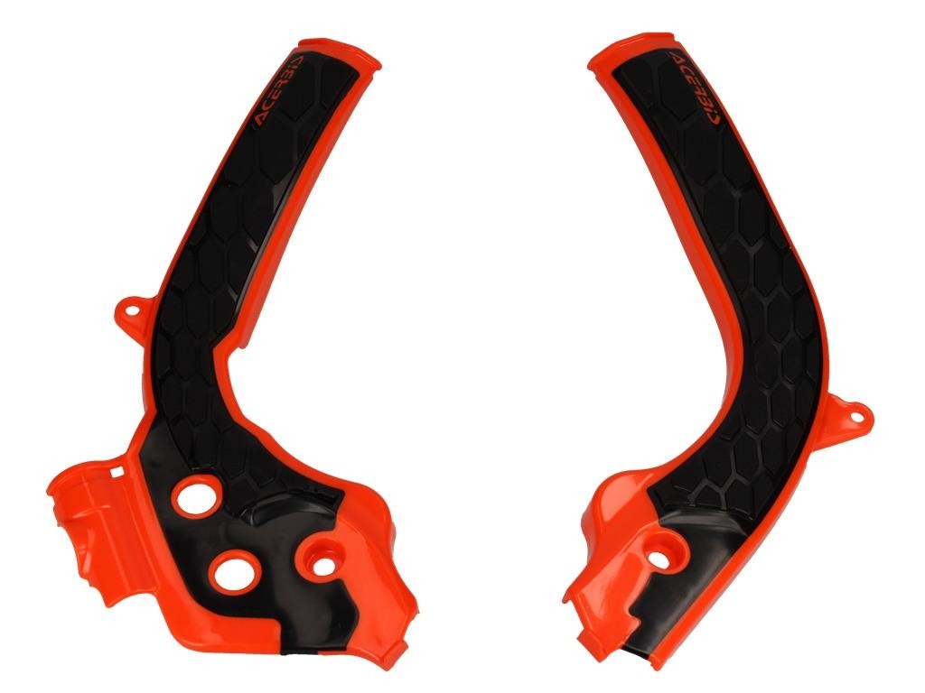 Acerbis Frame Protection X-Grip Fits KTM SX SXF 16-18 EXC EXCF XC-W 17-19 Orange