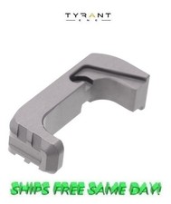 Tyrant CNC Gen4-5 Glock Extended Magazine Release, GREY New TD-GEMR-G
