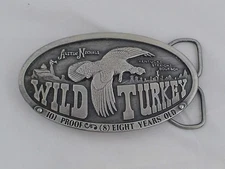 Wild Turkey Austin Nichols belt buckle 1974 Bergamont Reproduction??