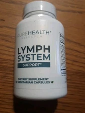 PureHealth Lymph System Support - Lymphatic Supplement 60 Capsules 11/26