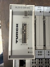 Turck BL20-E-GW-EN Ethernet Gateway and BL20-E-16DI-24VDC-P Power Supply