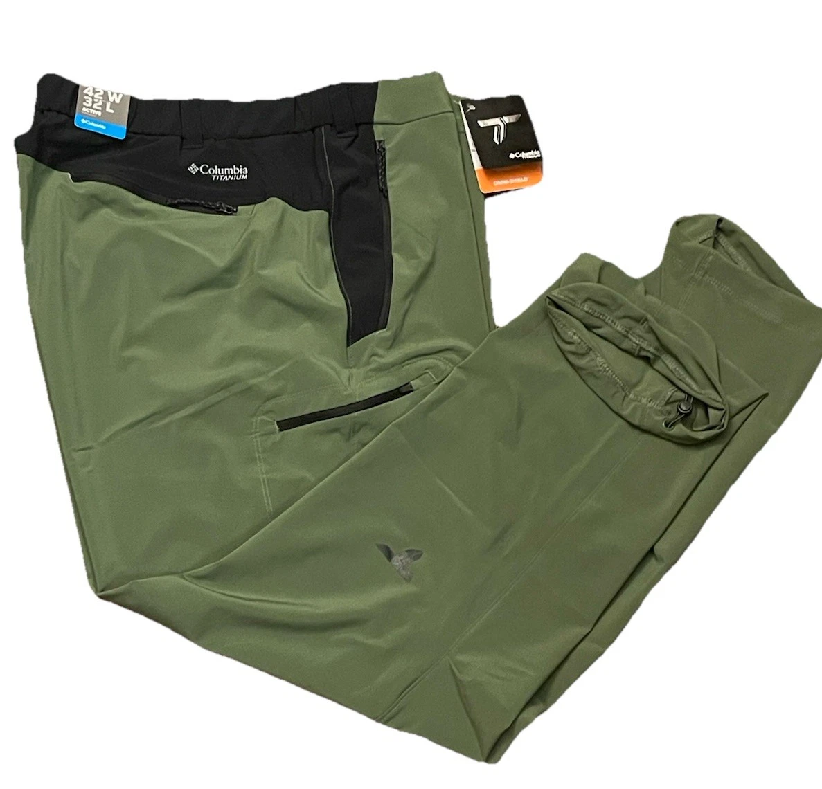 Columbia Titanium Omni-Shield Triple Canyon Pants 2 Mens 42 X 32 Green New