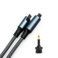 CACACOL C-TOSLINK USB C to Toslink Optical Cable Opt Male Type-C 6 ft 