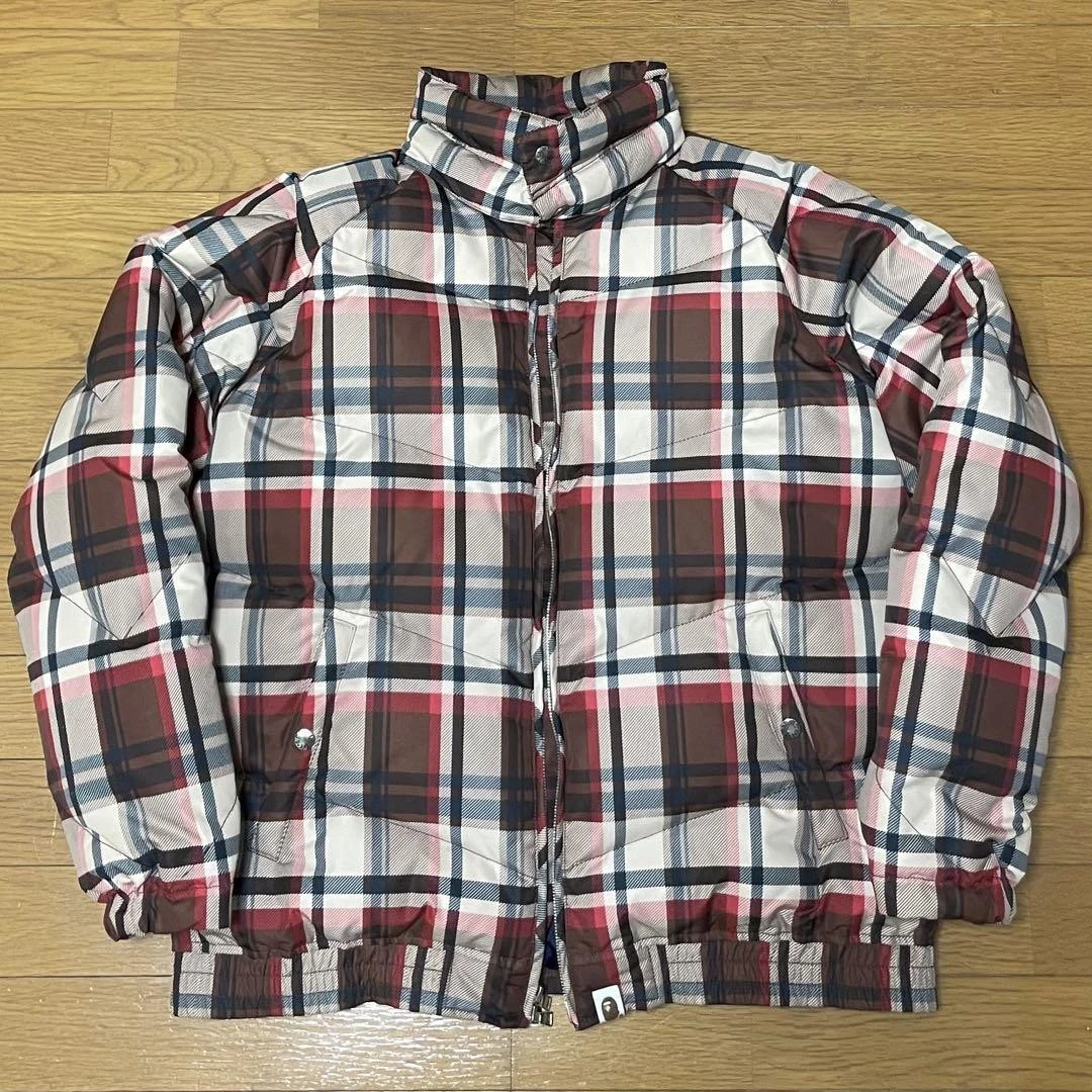 A BATHING APE (BAPE) Piumino Bape UOMO Check Love Gene JP taglia M us intime ottimeioni