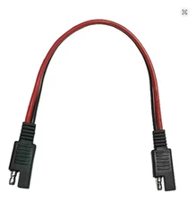 2 Pin SAE to SAE Quick Connector Power Extension Cable 14AWG 30cm