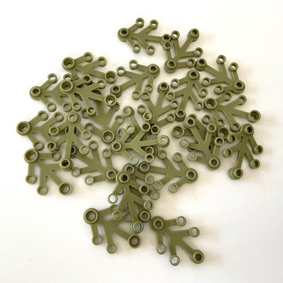 25 Lego Blätter Laub 2423 klein olivgrün Grünzeug Planzenblätter NEU