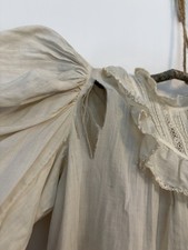 Antique Baby Infant Christening Night Gown See Desc. Unique Vintage Dressing V1
