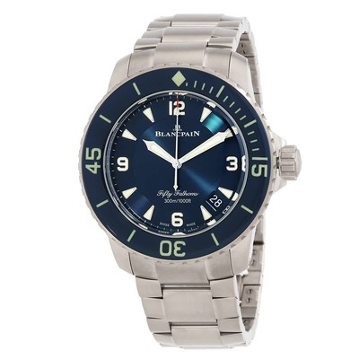Blancpain Fifty Fathoms Automatic Blue Dial Men's Watch 5015-12B40-98B
