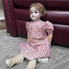 Antique Kestner Doll 22", 154 Dep, Sleep Eyes, Original Clothing