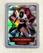 2021 Wild Card #ABC-24- Chuba Hubbard Silver Rookie Rc. rookie card picture