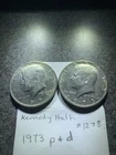 1973 P & D 50C Kennedy Half Dollar (#1278)