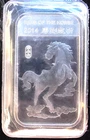 2014 Year Of Horse Zodiac Lunar Calendar Chinese Bullion-0.999 Silver 1 Oz Bar