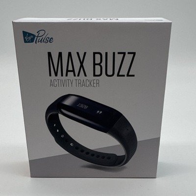 Virgin Pulse MAX BUZZ Activity Tracker Black Bluetooth 4.0 iOS/Android VP-T001