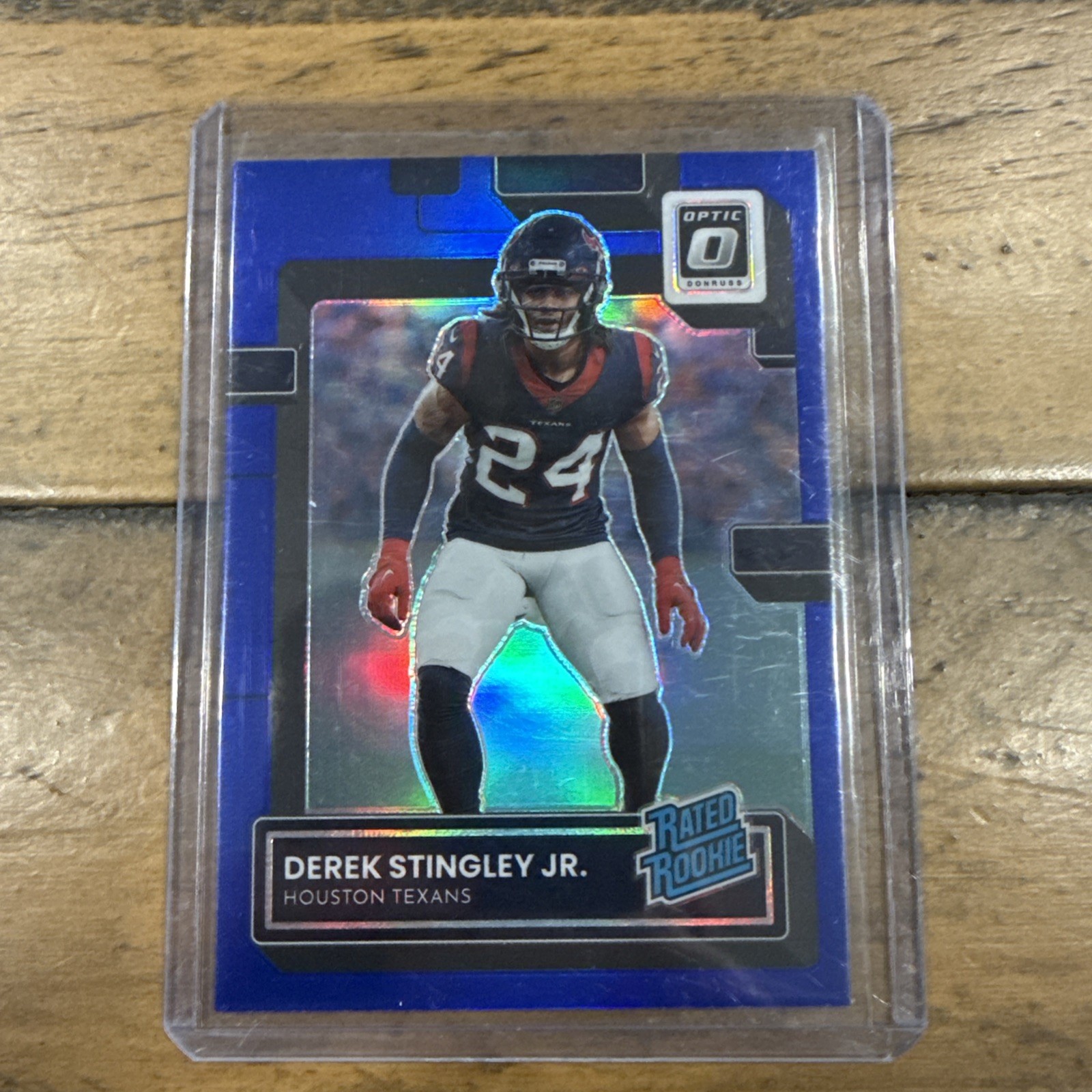 2022 Donruss Optic - Derek Stingley Jr. - Rated Rookie - Blue Prizm /179 #244