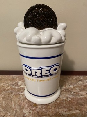 Vintage Original Nabisco Oreo Cookie Jar-America's Favorite Cookie 10 
