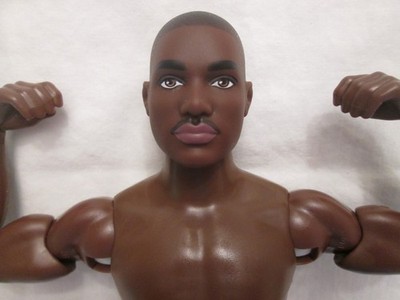Nude Hybrid Barbie Fifteenth Doctor Who Doll Made to Move Buff Body Mattel Bald