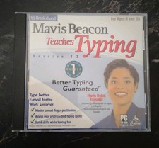 Mavis Beacon Teaches Typing Version 12 PC CD-ROM Software 2001 Broderbund 95-XP