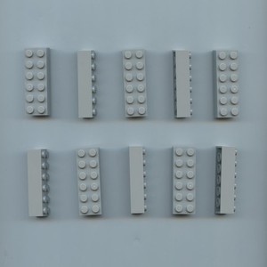 LEGO Light Bluish Gray 2x6 Bricks 2456