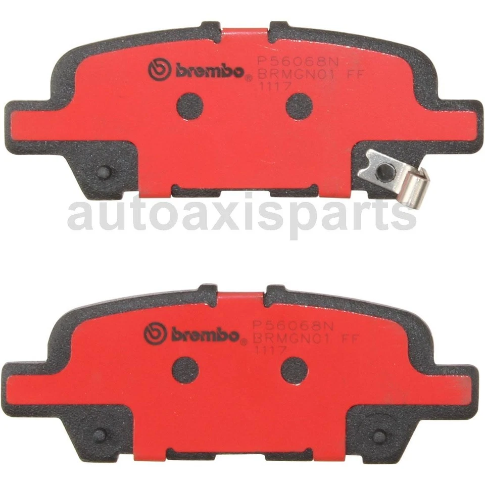 Juego de 2 pastillas de freno de disco Brembo delanteras traseras para Infiniti G37 2011-2013 Foto 2 de 4
