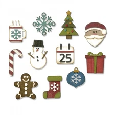 Tim Holtz Sizzix Thinlits Die ~ MINI CHRISTMAS THINGS ~ 662418