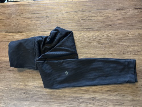 Lululemon Wunder Train High-Rise Ribbed Tight 28” in Black