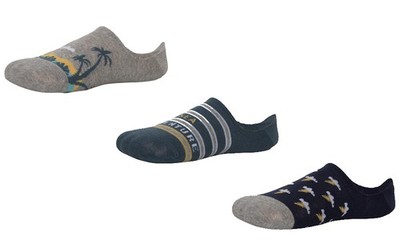 Ysabel Mora 3er Pack Herren Sneakersocken Strümpfe Sommermotive
