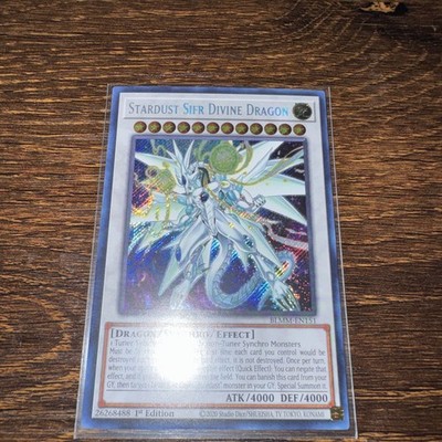 Stardust Sifr Divine Dragon - Secret Rare - BLMM-EN151 - 1st Edition NM