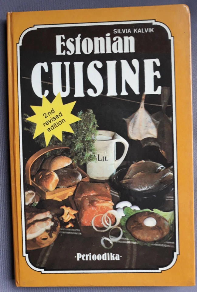 ESTONIAN CUISINE par Silvia Kalvik - Édité à Tallinn en 1987 - recettes ESTONIE - Photo 1/1