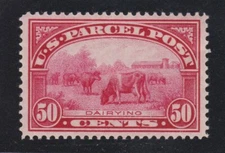 US Q10 50c Parcel Post Mint XF OG H w/ PSE '90' Certificate SMQ $365