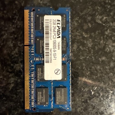 ELPIDA 2 GB 2Rx8 PC3 - 10600S - 9 - 10-F1 SSD