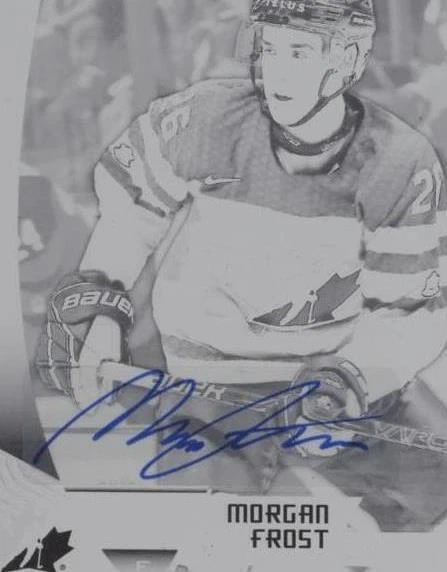 Autographed Printing Plate Black