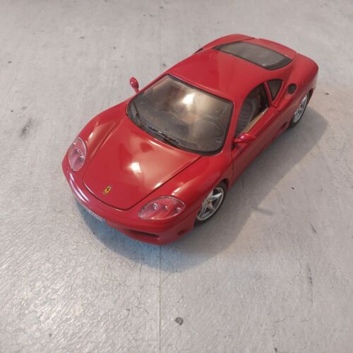 Ferrari 360 Modena, Coupé, année de construction 1999, rouge, 1:18, Bburago, sans emballage d'origine - Photo 1/17
