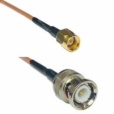 USA-CA RG316 BNC MALE to SMA MALE Coaxial RF Pigtail Cable
