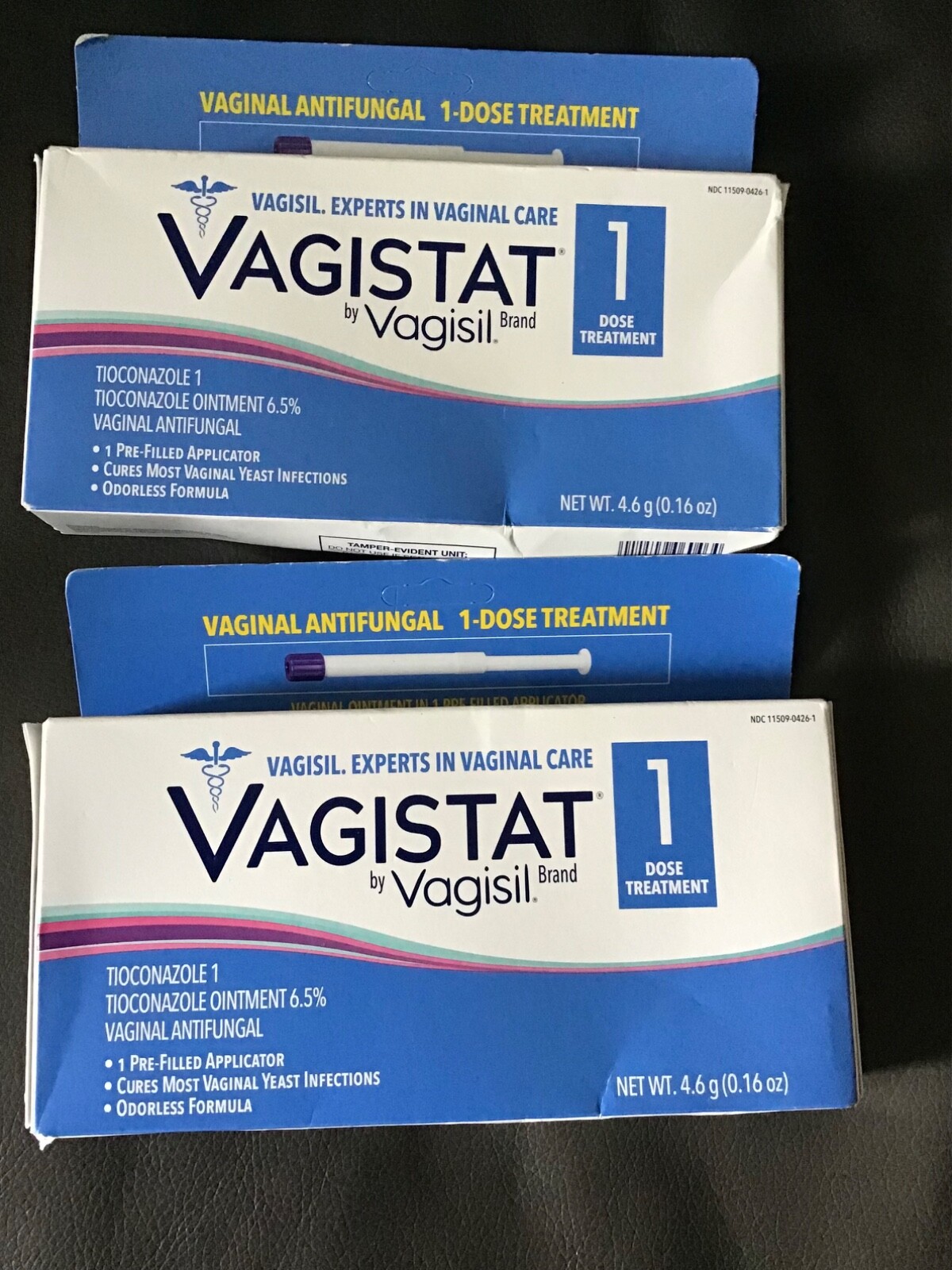 2 Pack Vagistat 1 Day SingleDose Yeast Infection Treatment Antifungal