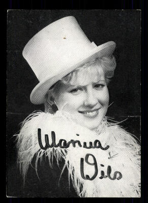 Marina Wils Autograph Card Original Signed # BC 40747