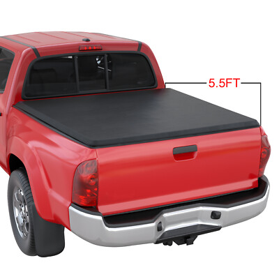 JDMSPEED Roll Up Tonneau Cover For 2007-2021 Toyota TUNDRA 5.5 FT 66'' SHORT BED