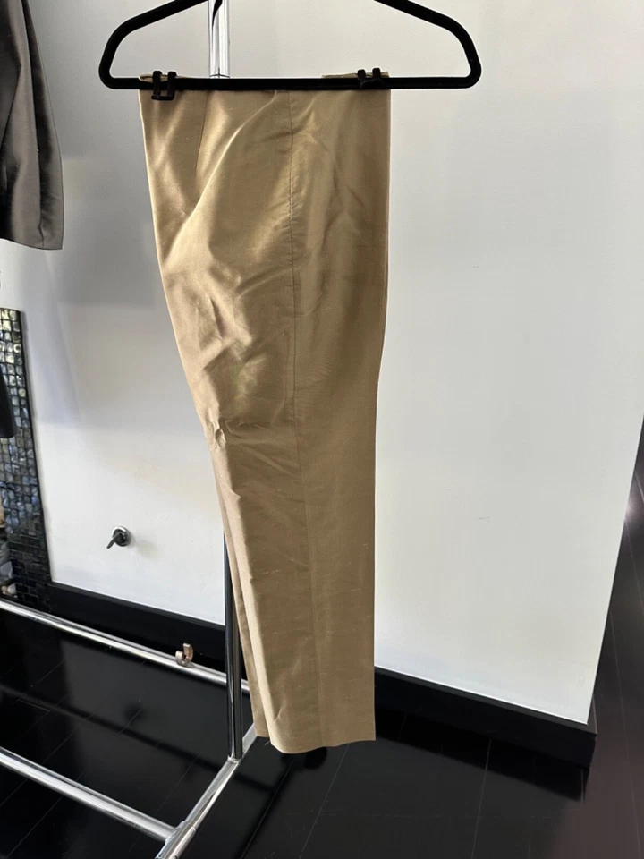 Ann Taylor 100% Silk / Fully Lined Casual Dress Pant Excellent Cond. Size 6 - Image 2 of 4