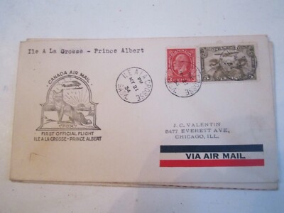 6 CANADA AIR MAIL COVERS FROM THE 1920'S TO 1930'S - COLLECTIBLE
