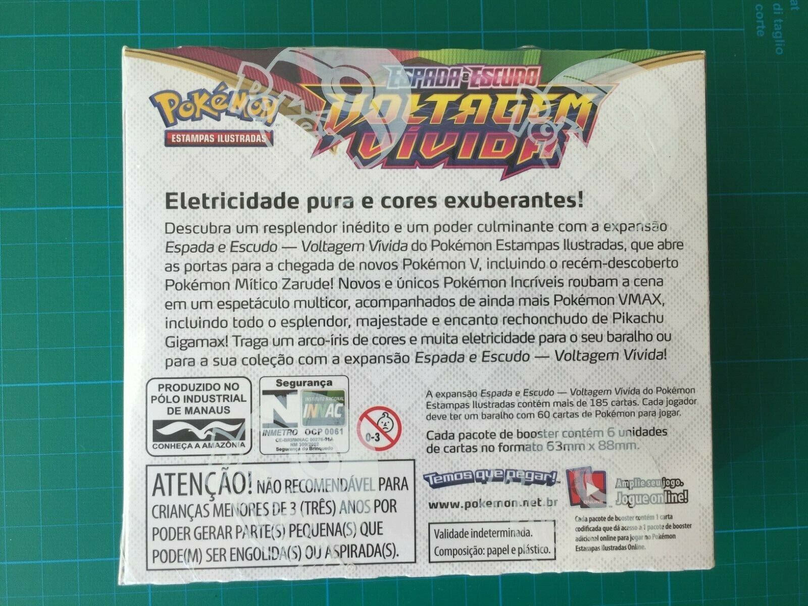 Pokemon Sword & Shield Vivid Voltage Booster Box Factory Sealed BRAZILIAN  PORT