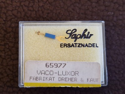 Plattenspielernadel Vaco Luxor 65977, Ersatznadel NEU/ OVP/ 37R.