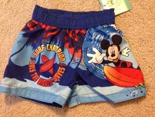 Disney Mickey Mouse Surfer Baby Boy Bathing Suit - Size 3-6 Months - NWT