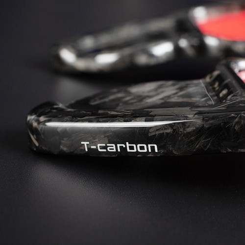 For Audi RS6 A4L A6L Steering Wheel Shift Paddle Extension Carbon Fiber BPF Pair - Picture 7 of 13