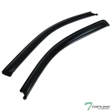 Topline For 2004-2014 Ford F150 Super Cab Rain Guard Vent Shade Window Visors 2p